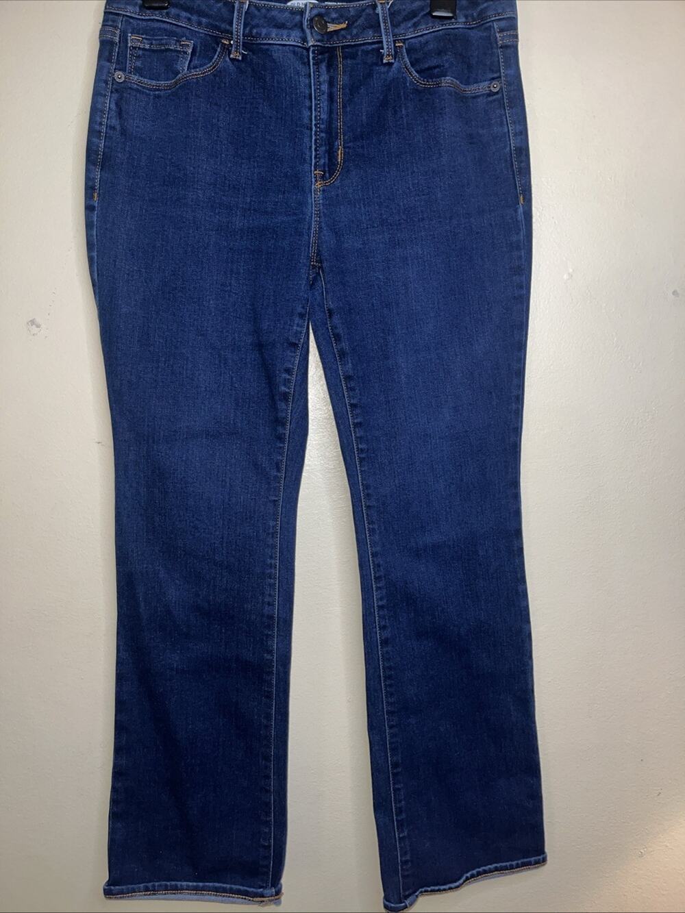 OLD NAVY Mid Rise Bootcut Size 8 Short Blue Denim Jeans